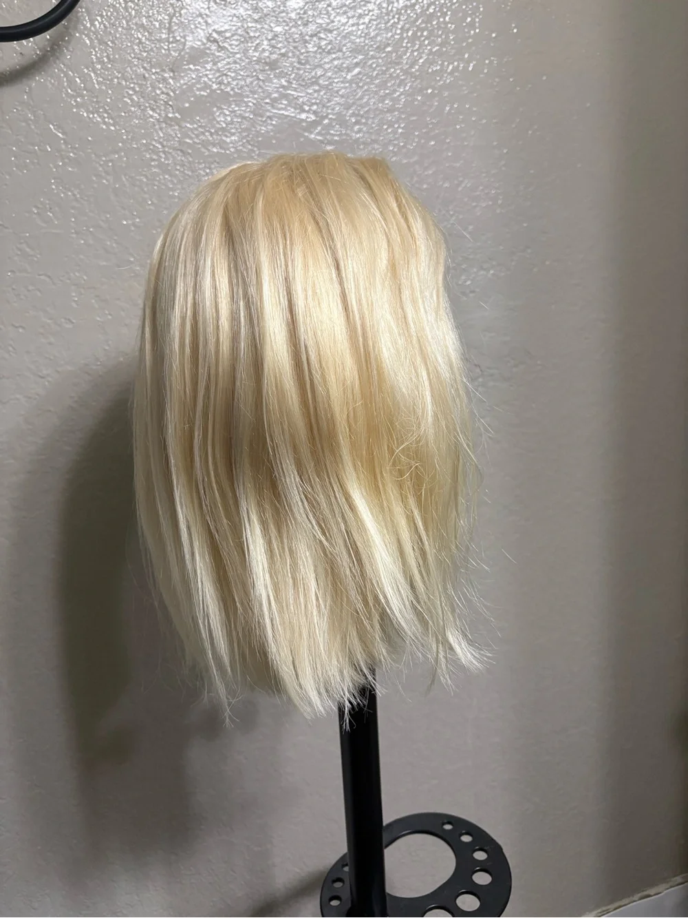 613 Lace Front Wig with Adjustable Cap 12 “human hair  210 density